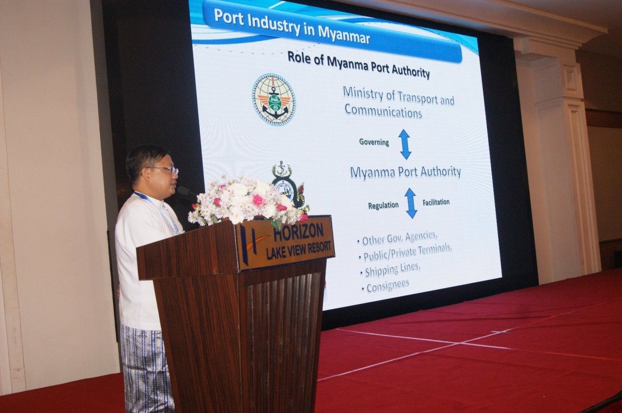 Dr Myo Nyein Aye, Deputy General Manager – Myanma Port Authority (MPA)